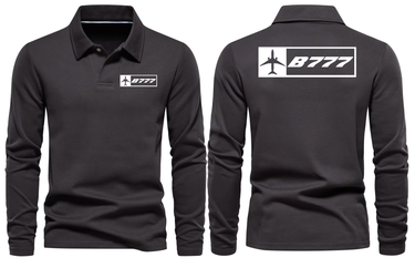 BOEING 777 LONG SLEEVE POLO